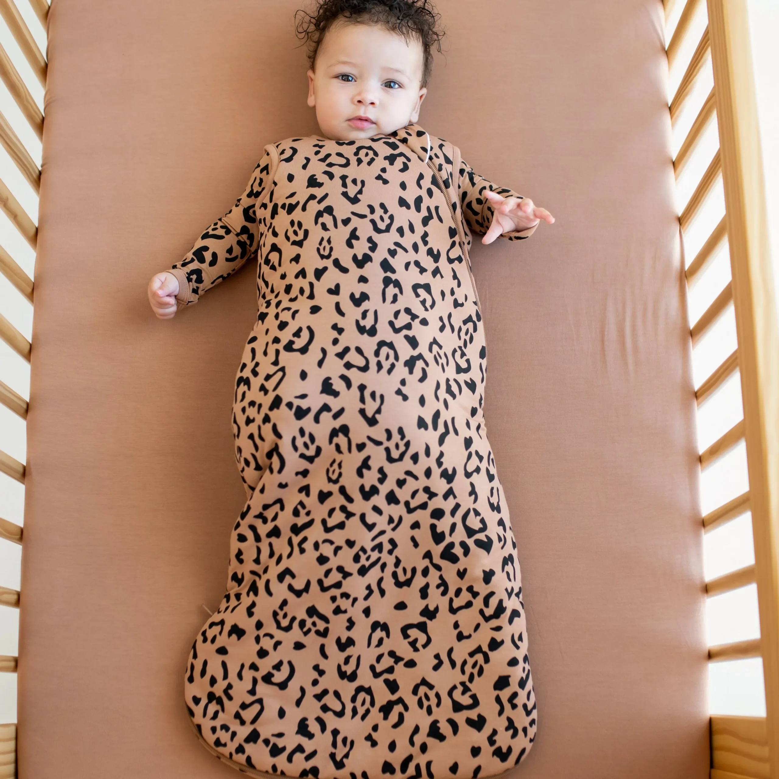 Kyte Baby Sleep Bag in 2.5 Latte Leopard Hot