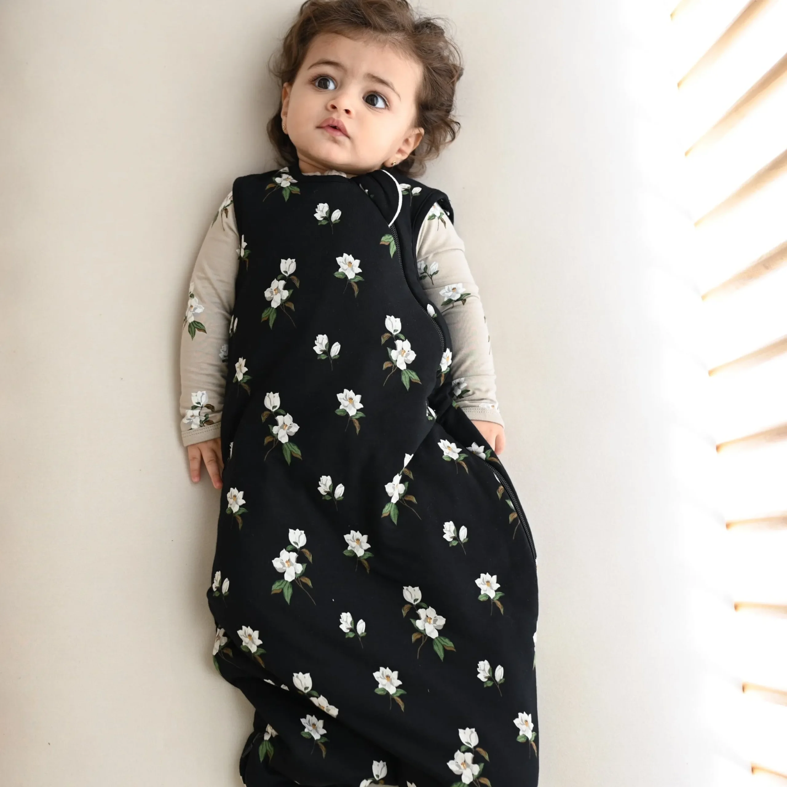Kyte Baby Sleep Bag in 1.0 Small Midnight Magnolia Clearance