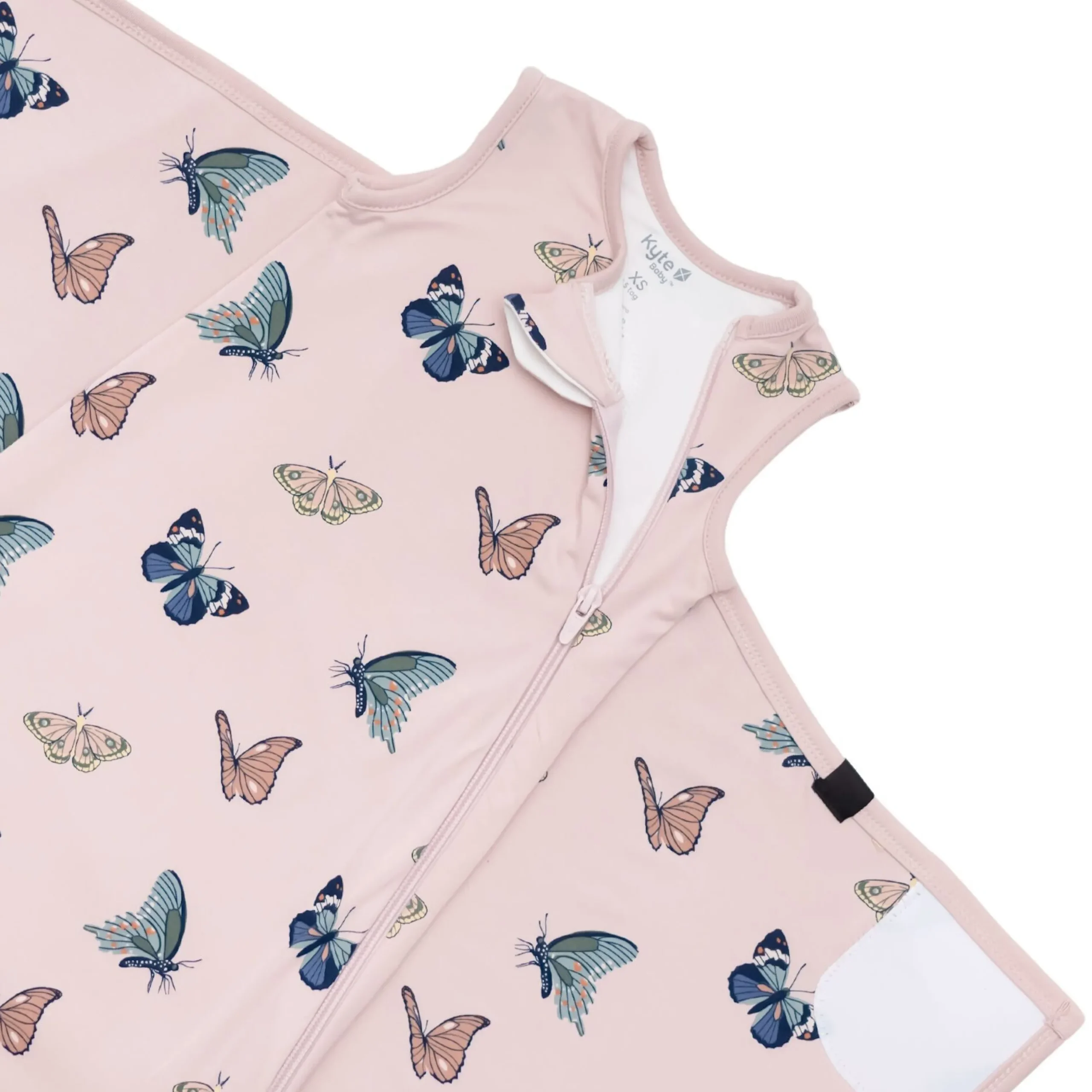 Kyte Baby Sleep Bag Swaddler in Blush Butterfly 0.5 Clearance