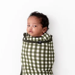 Kyte Baby Sleep Bag Swaddler in 1.0 Gingham Fir Best