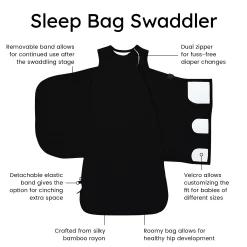 Kyte Baby Sleep Bag Swaddler in 1.0 Midnight Sale