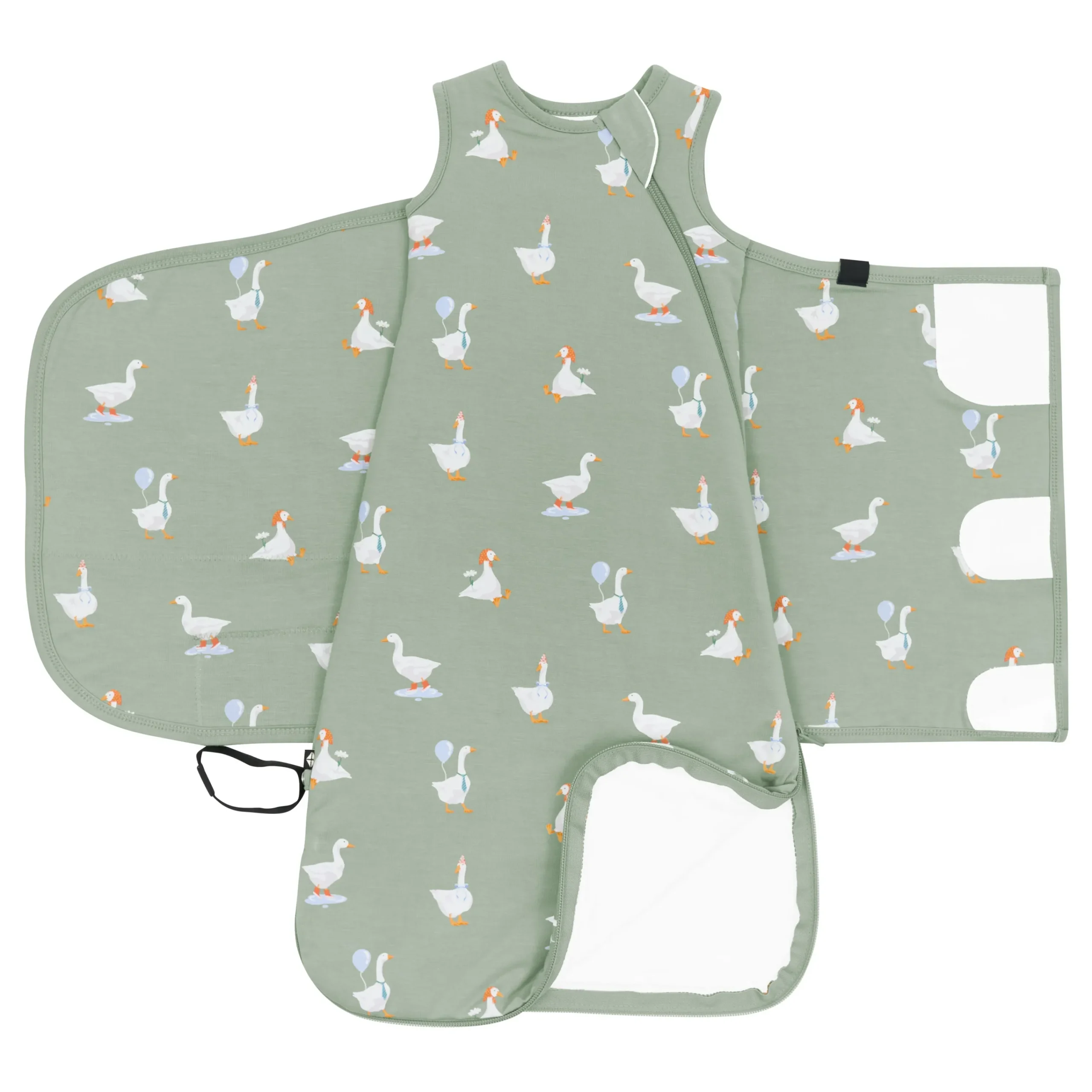 Kyte Baby Sleep Bag Swaddler in 1.0 Silly Goose Hot