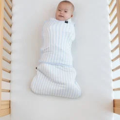 Kyte Baby Sleep Bag Swaddler in Small Mist Stripe 1.0 New