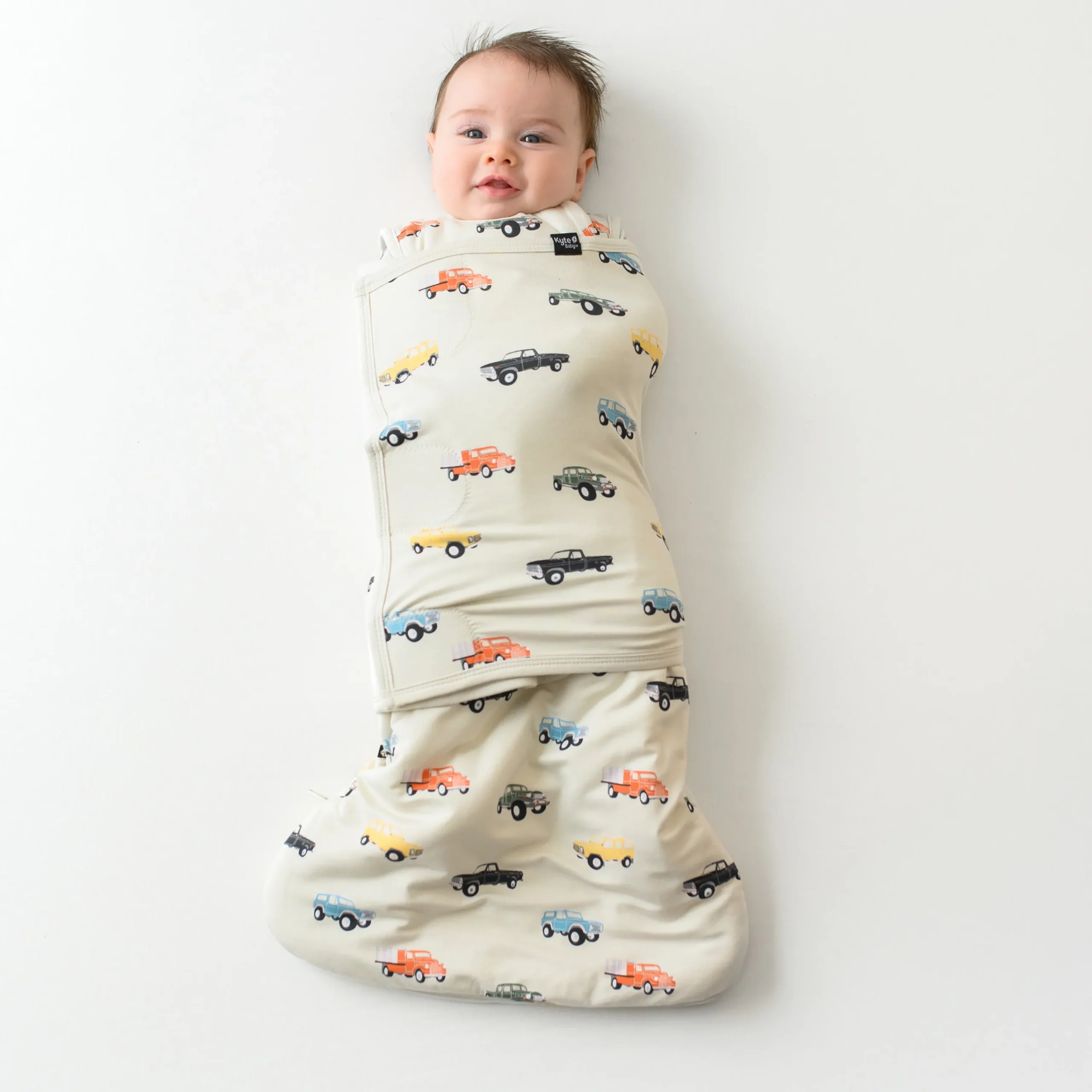 Kyte Baby Sleep Bag Swaddler in 1.0 Vintage Truck Hot