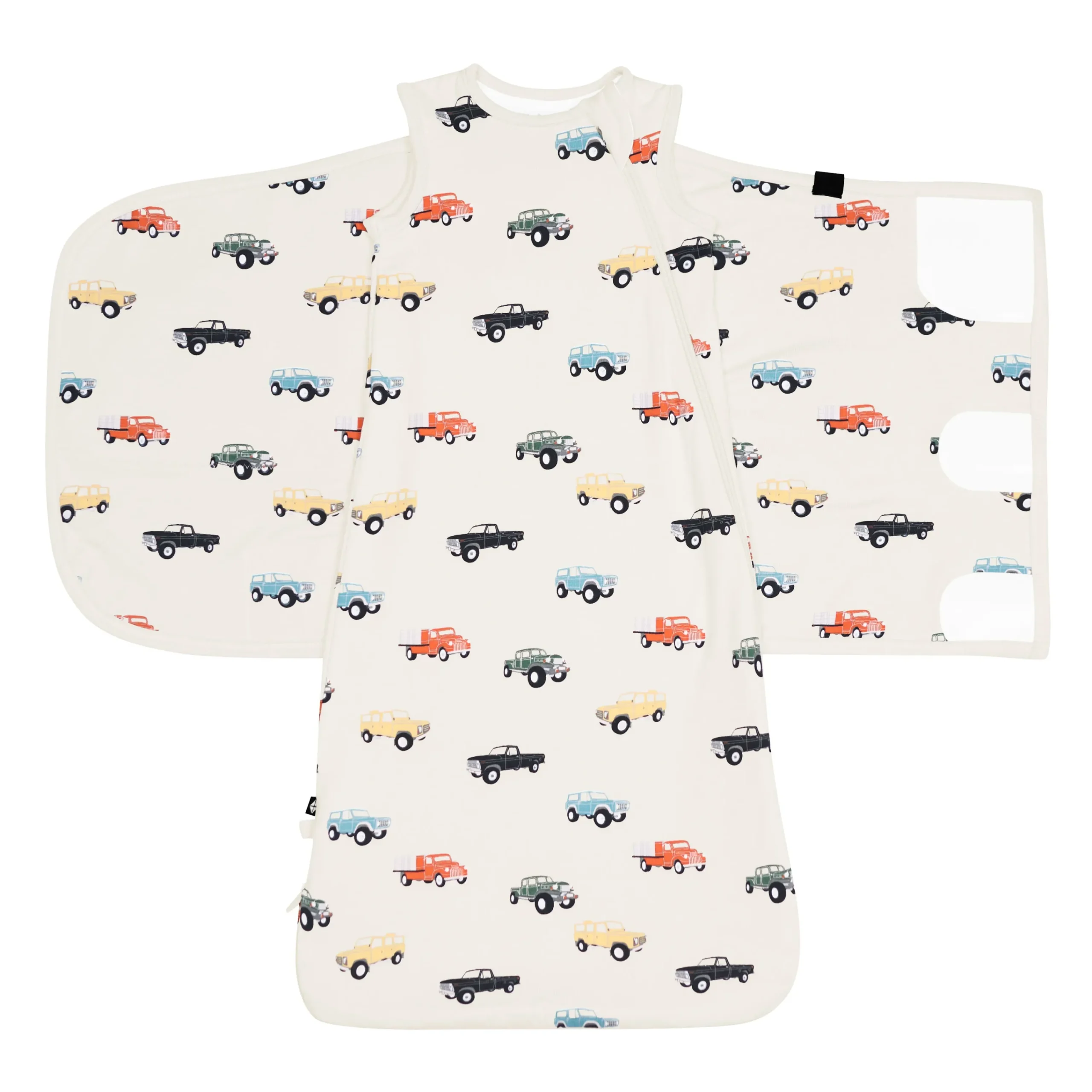 Kyte Baby Sleep Bag Swaddler in 0.5 Vintage Truck New