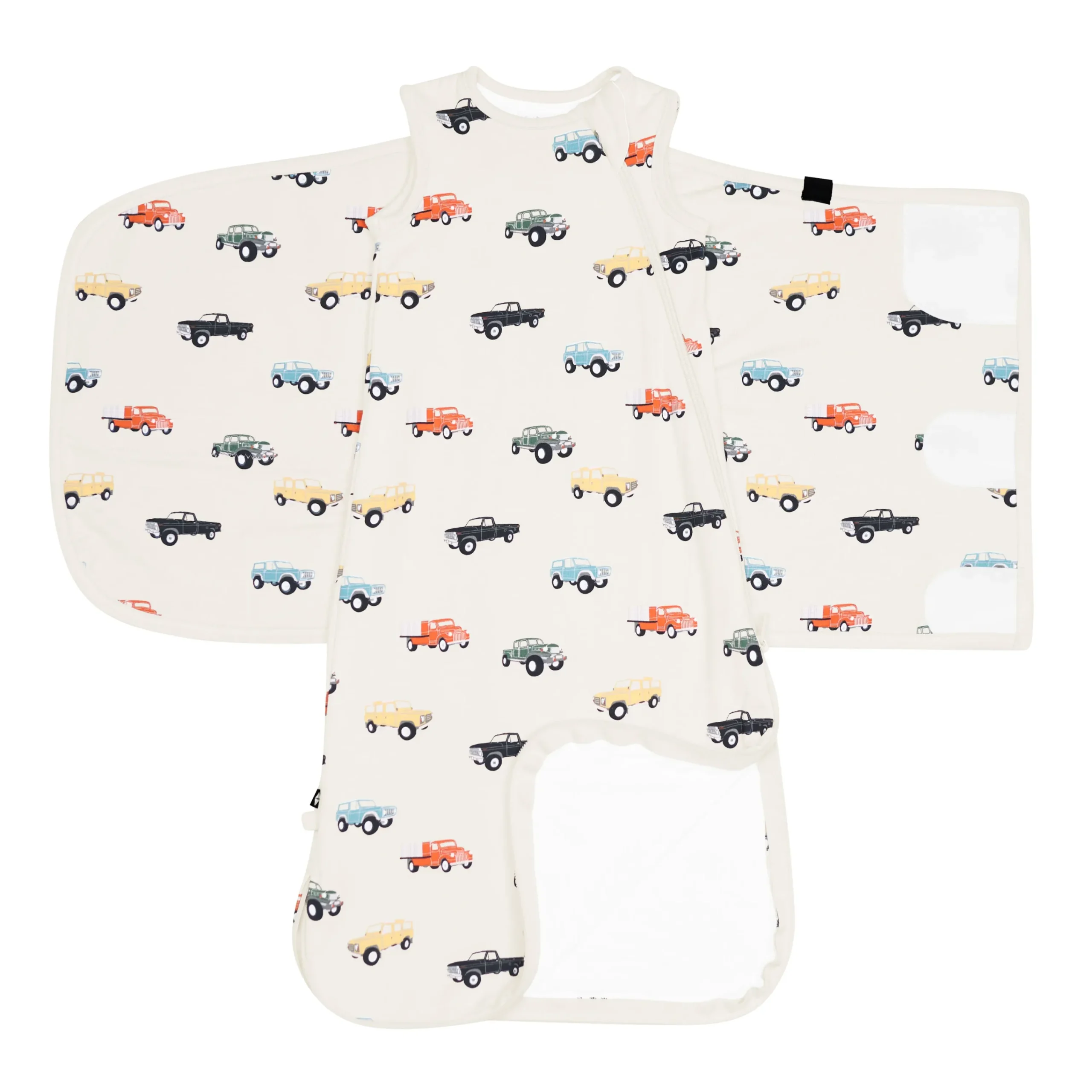 Kyte Baby Sleep Bag Swaddler in 0.5 Vintage Truck New
