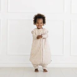 Kyte Baby Sleep Bag Walker in 2.5 Gingham Bisque Discount