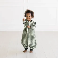Kyte Baby Sleep Bag Walker in 2.5 Gingham Fir Hot