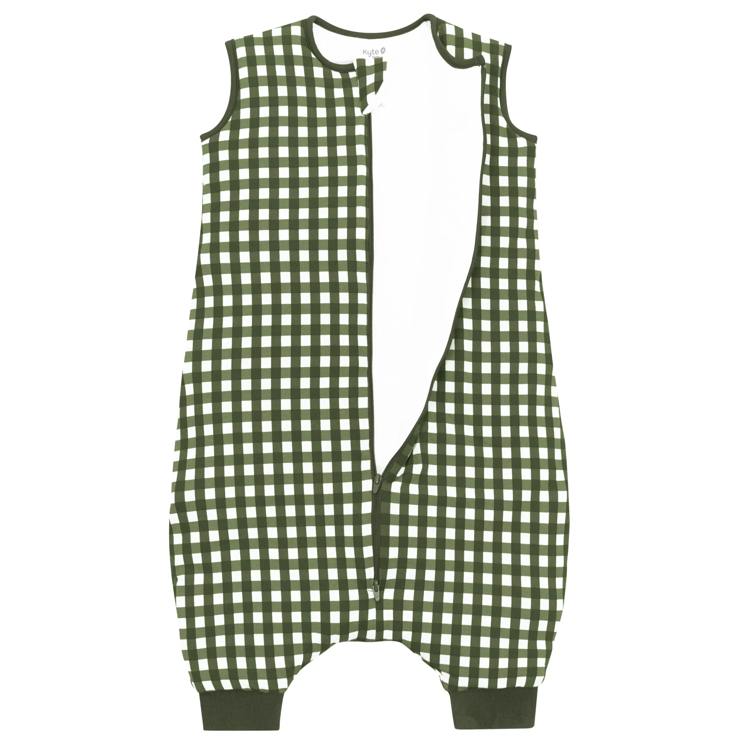 Kyte Baby Sleep Bag Walker in 2.5 Gingham Fir Hot