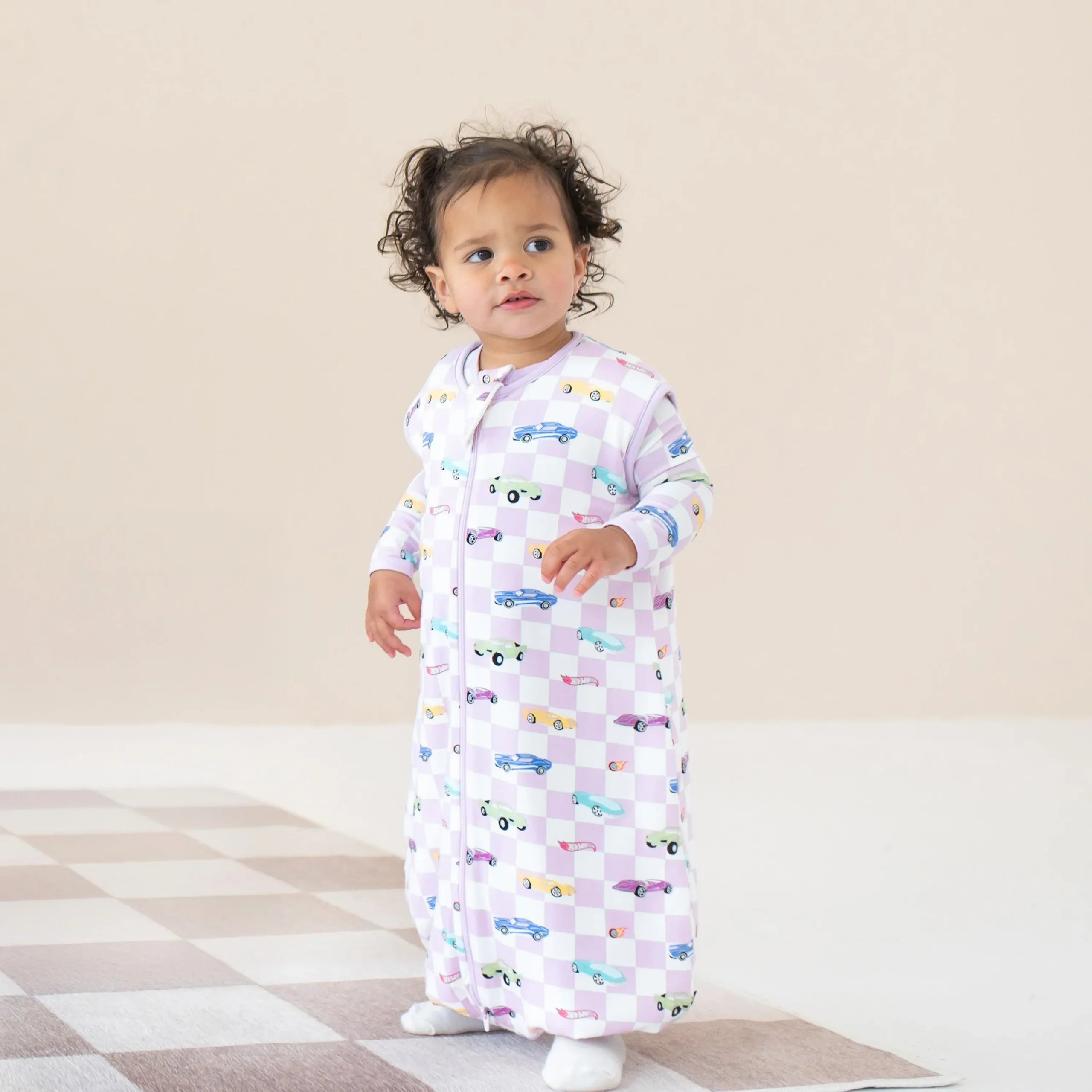 Kyte Baby Sleep Bag Walker in 1.0 Sparkles and Speed Hot