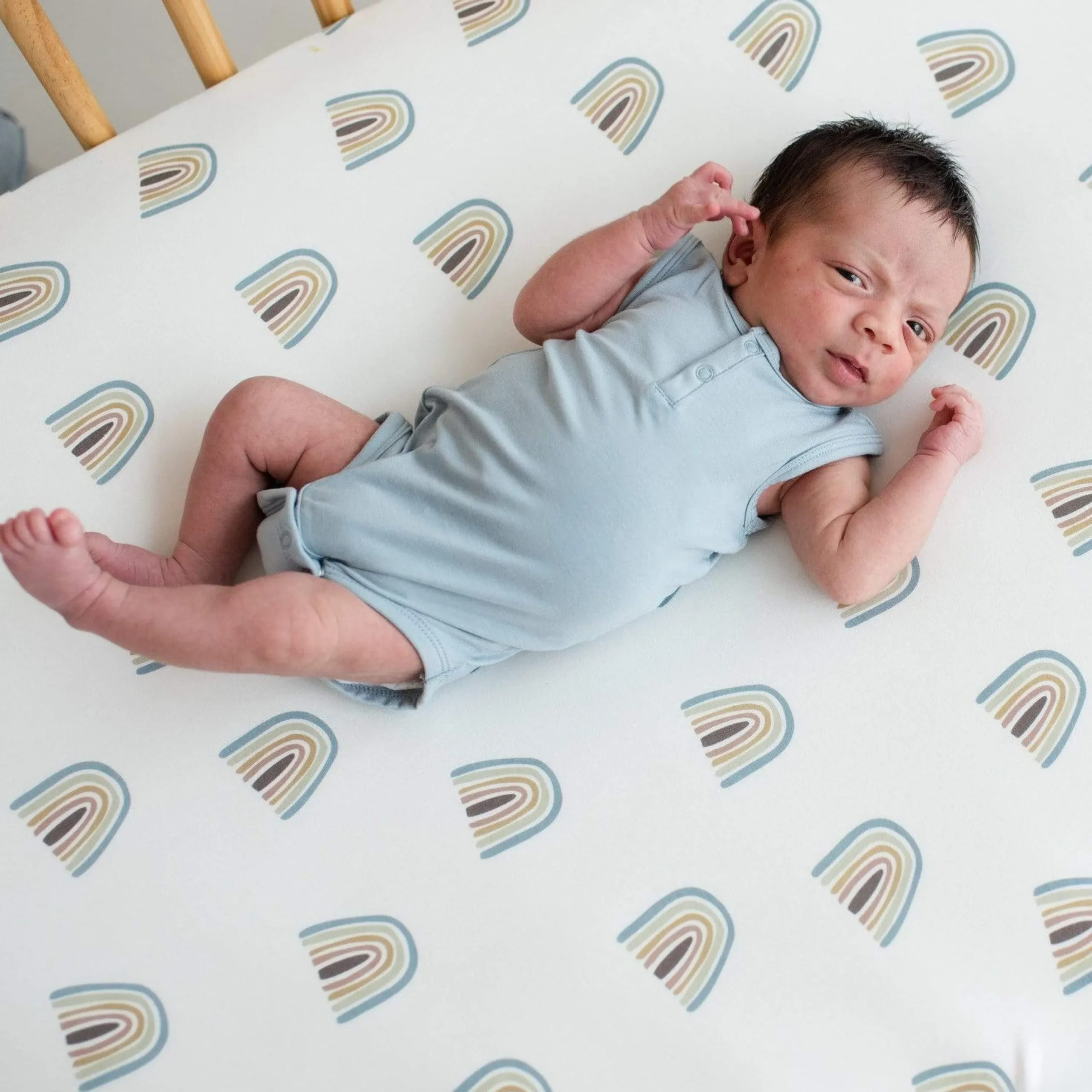 Kyte Baby Sleeveless Bodysuit in Fog Discount