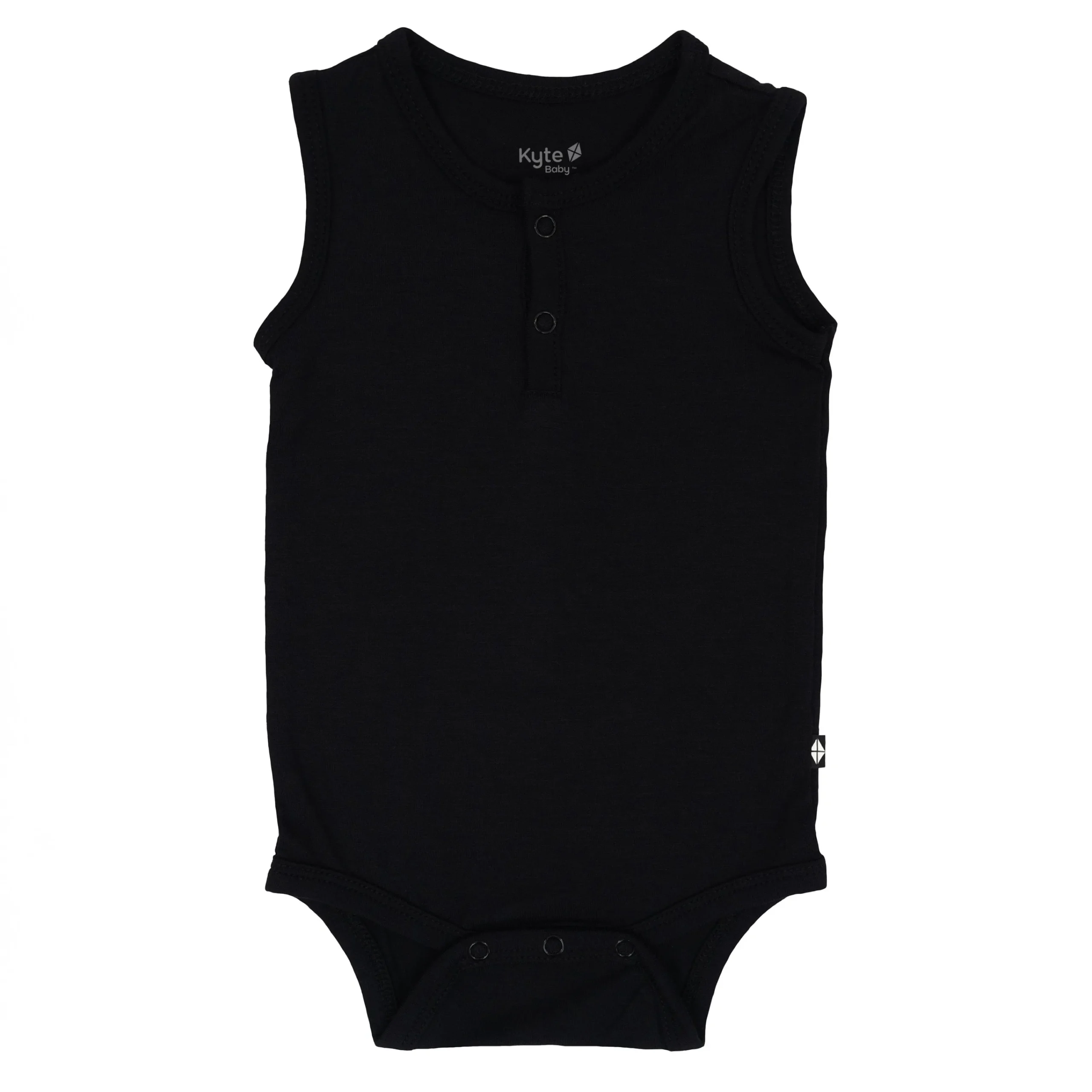 Kyte Baby Sleeveless Bodysuit in Midnight Hot