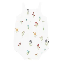 Kyte Baby Smocked Bubble Romper in Wildflower Discount