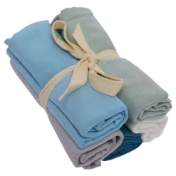 Kyte Baby Solid Washcloth Combo 5-Pack in Cool Multi Hot