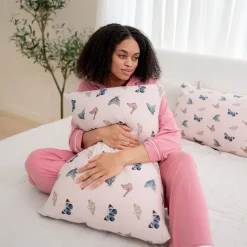 Kyte Baby Standard Pillowcase in Blush Butterfly Best