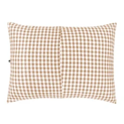 Kyte Baby Standard Pillowcase in Gingham Bisque Discount