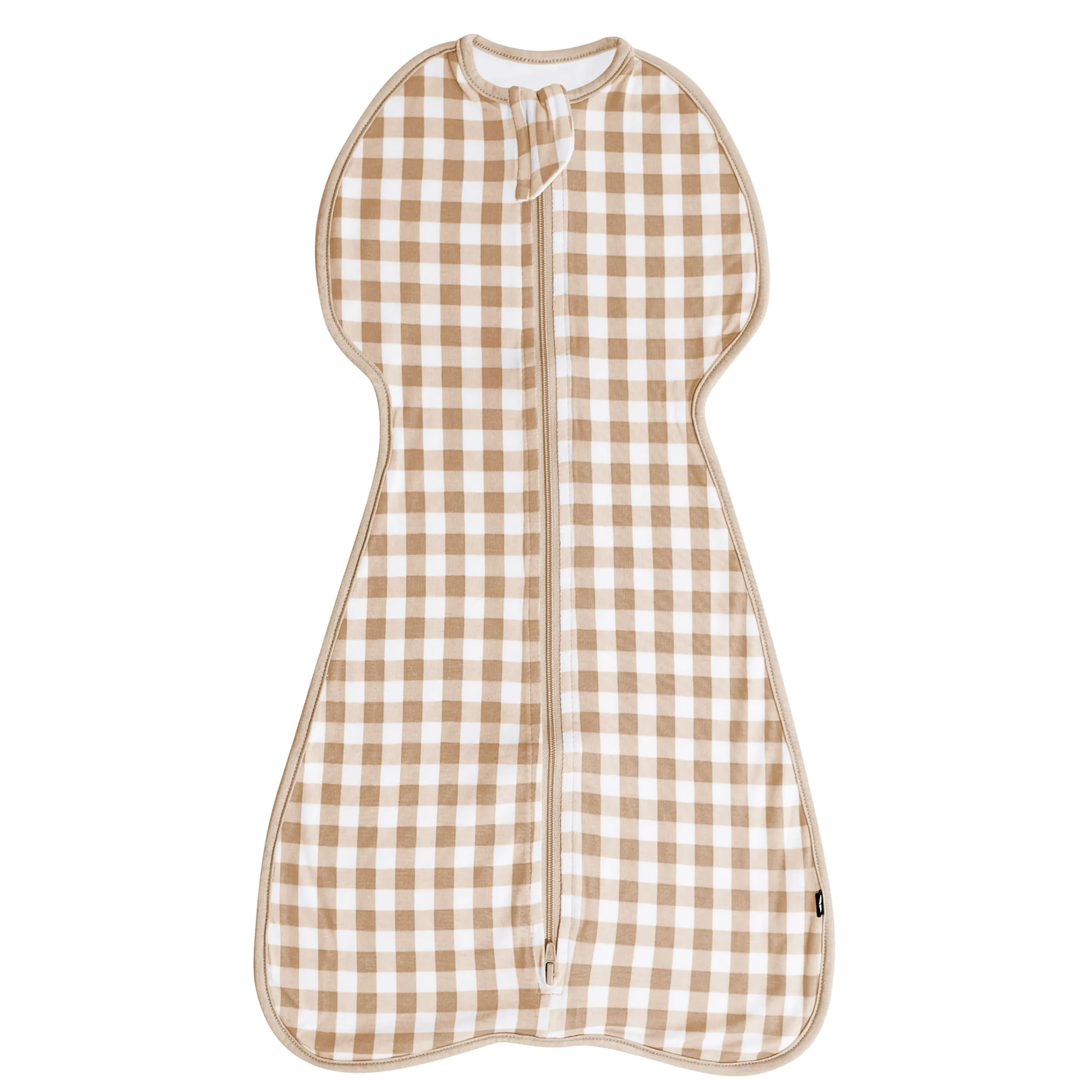 Kyte Baby Swaddle Bag in 0.5 Gingham Bisque New