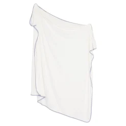 Kyte Baby Swaddle Blanket in Cloud with Storm Trim Clearance
