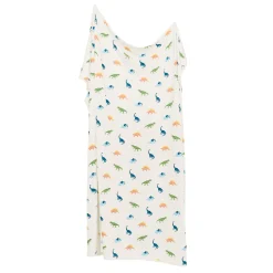 Kyte Baby Swaddle Blanket in Ecru Roar Hot