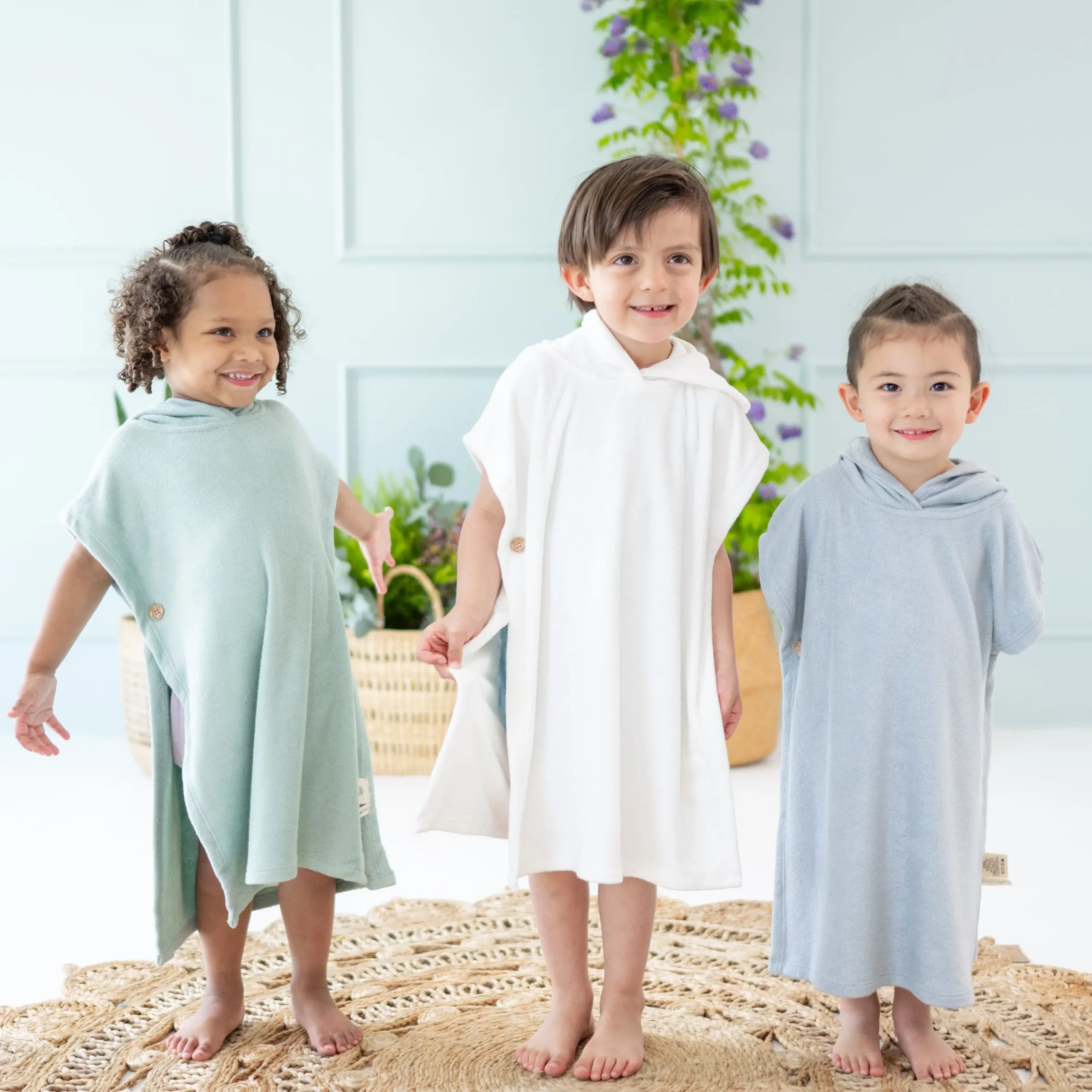Kyte Baby Swim Poncho in Cloud Best