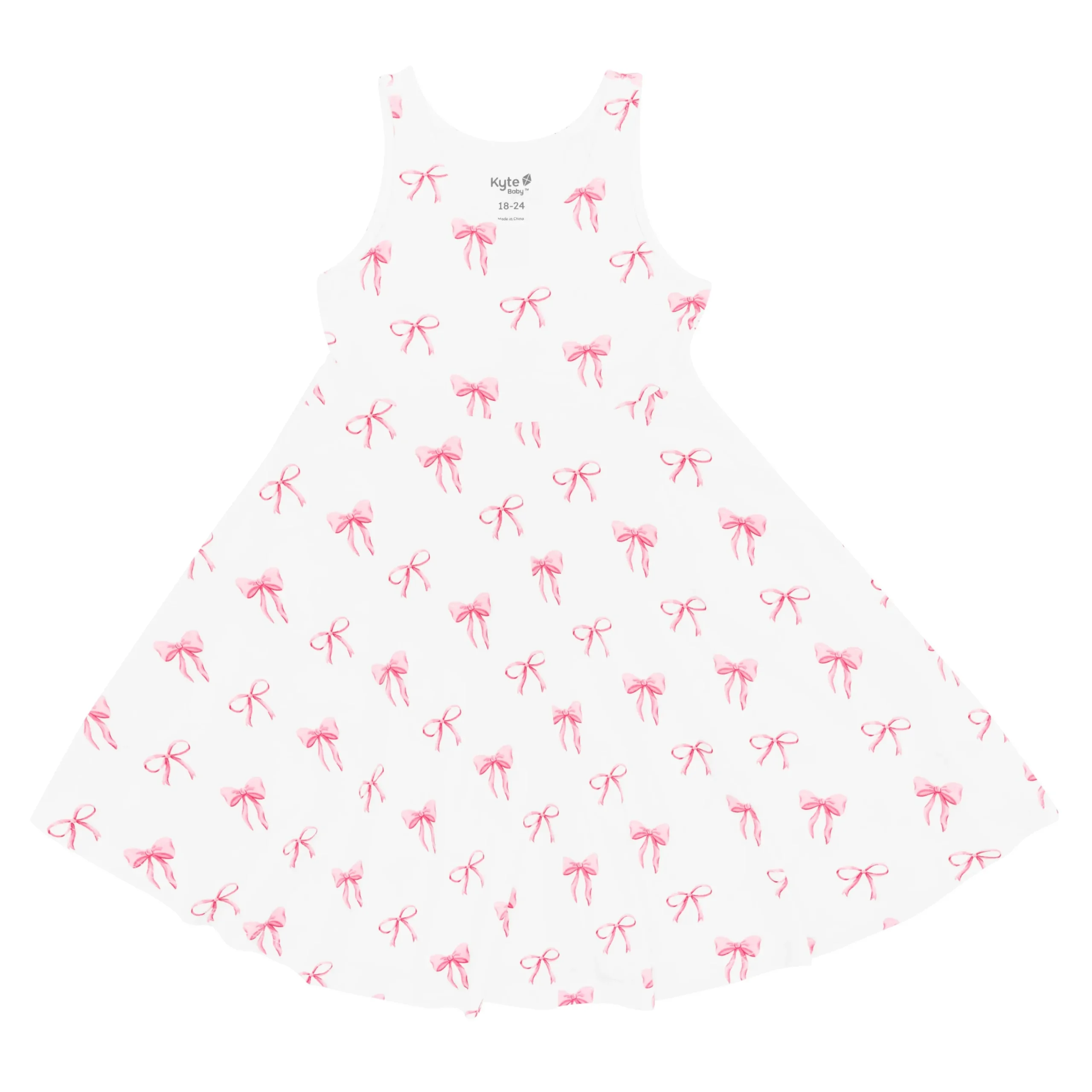 Kyte Baby Tank Twirl Dress in Bow Clearance