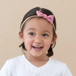 Kyte Baby Tiny Nylon Bow in Apple Blossom