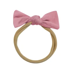 Kyte Baby Tiny Nylon Bow in Apple Blossom