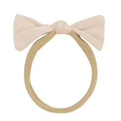 Kyte Baby Tiny Nylon Bow in Bisque Outlet