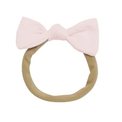 Kyte Baby Tiny Nylon Bow in Blush Best