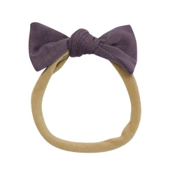 Kyte Baby Tiny Nylon Bow in Currant Hot