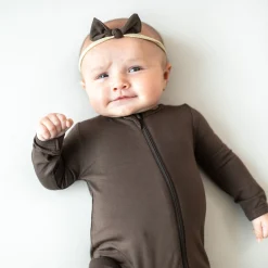 Kyte Baby Tiny Nylon Bow in Espresso