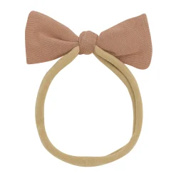 Kyte Baby Tiny Nylon Bow in Latte New