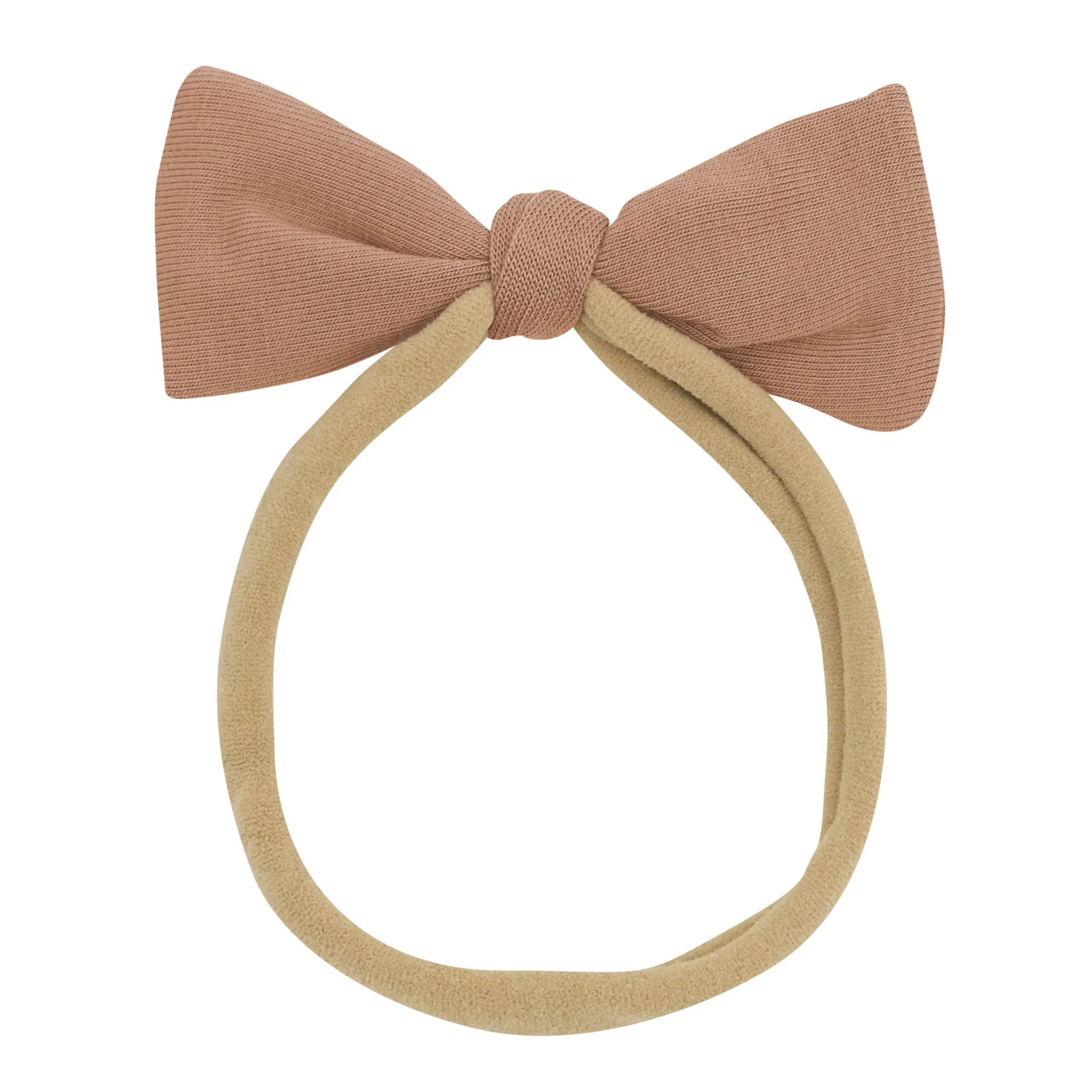 Kyte Baby Tiny Nylon Bow in Latte New
