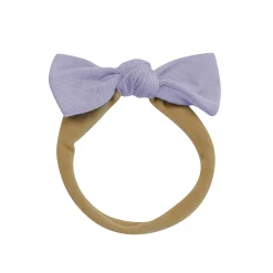 Kyte Baby Tiny Nylon Bow in Taro New