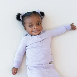 Kyte Baby Tiny Nylon Bow in Taro New