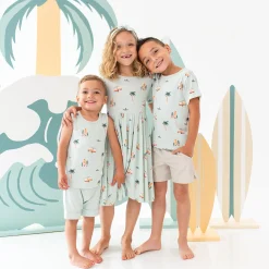 Kyte Baby Toddler Basic Tee in Dew Surf Clearance