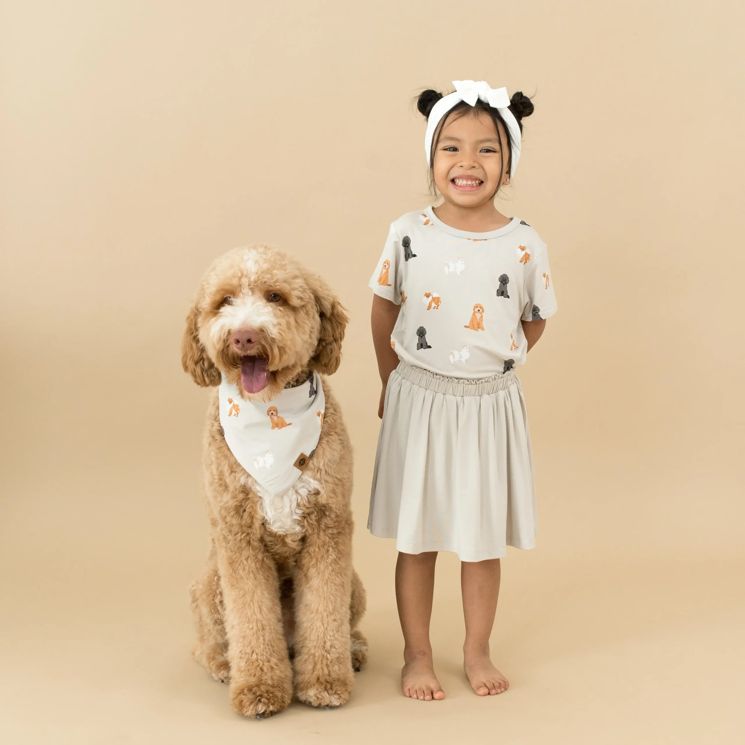 Kyte Baby Toddler Basic Tee in Fluffy Dog Clearance