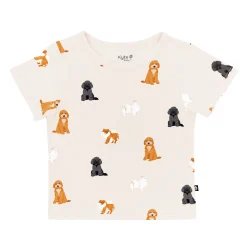 Kyte Baby Toddler Basic Tee in Fluffy Dog Clearance
