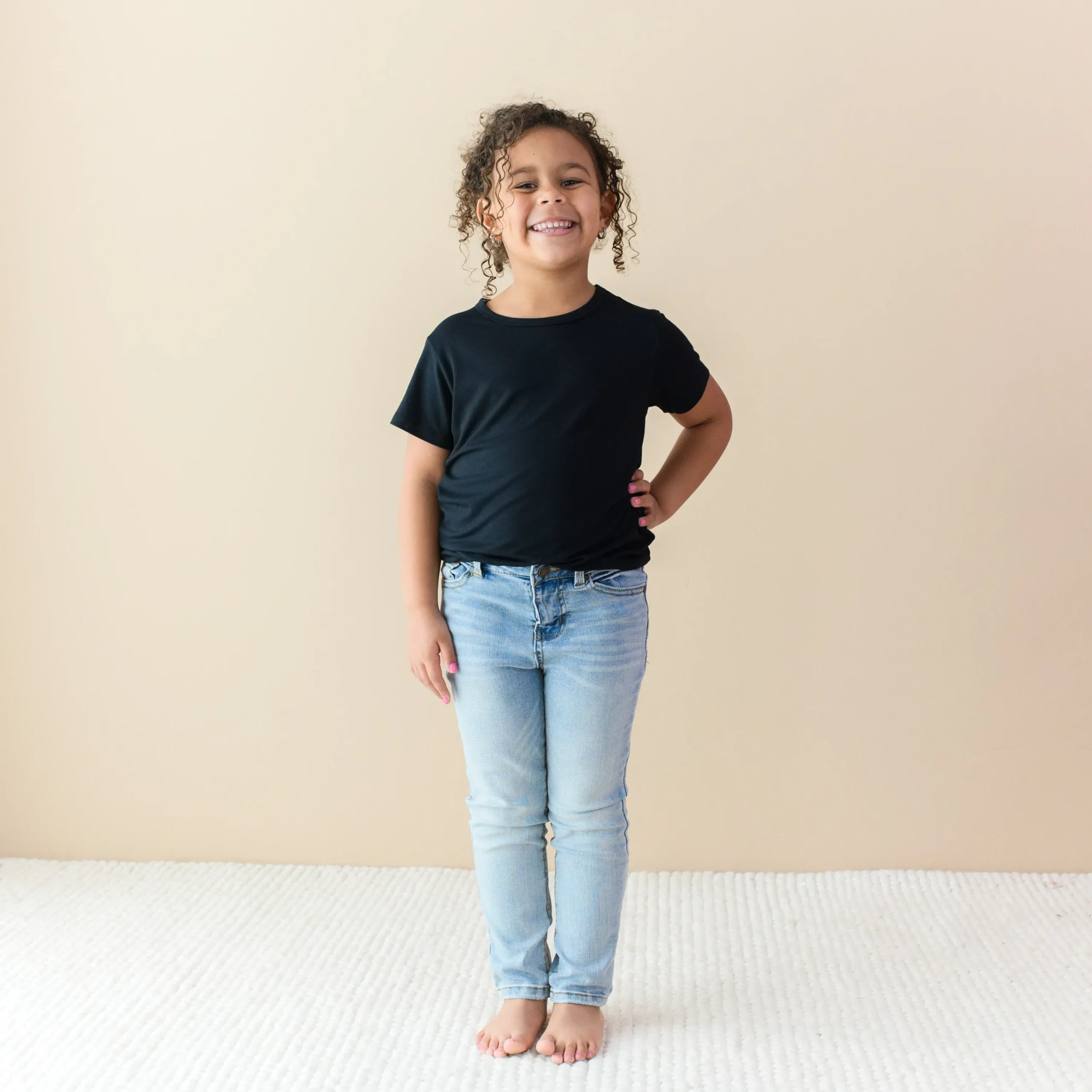 Kyte Baby Toddler Basic Tee in Midnight Discount