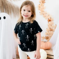 Kyte Baby Toddler Basic Tee in Skeleton Clearance