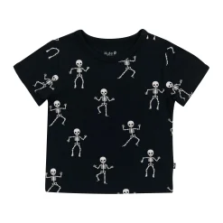 Kyte Baby Toddler Basic Tee in Skeleton Clearance