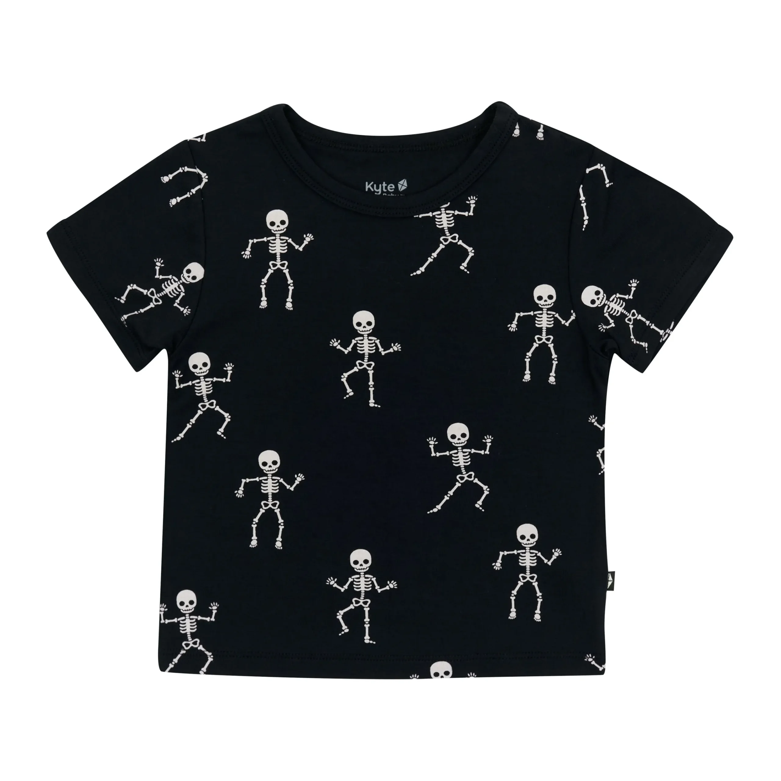 Kyte Baby Toddler Basic Tee in Skeleton Clearance