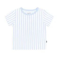 Kyte Baby Toddler Basic Tee in Small Mist Stripe Online
