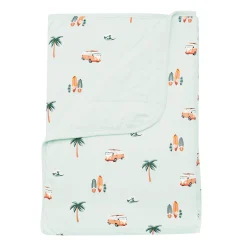 Kyte Baby Toddler Blanket in Dew Surf 1.0 Hot