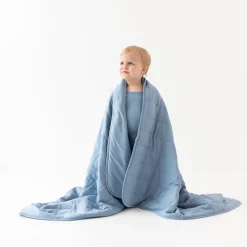 Kyte Baby Toddler Blanket in 1.0 Slate Hot