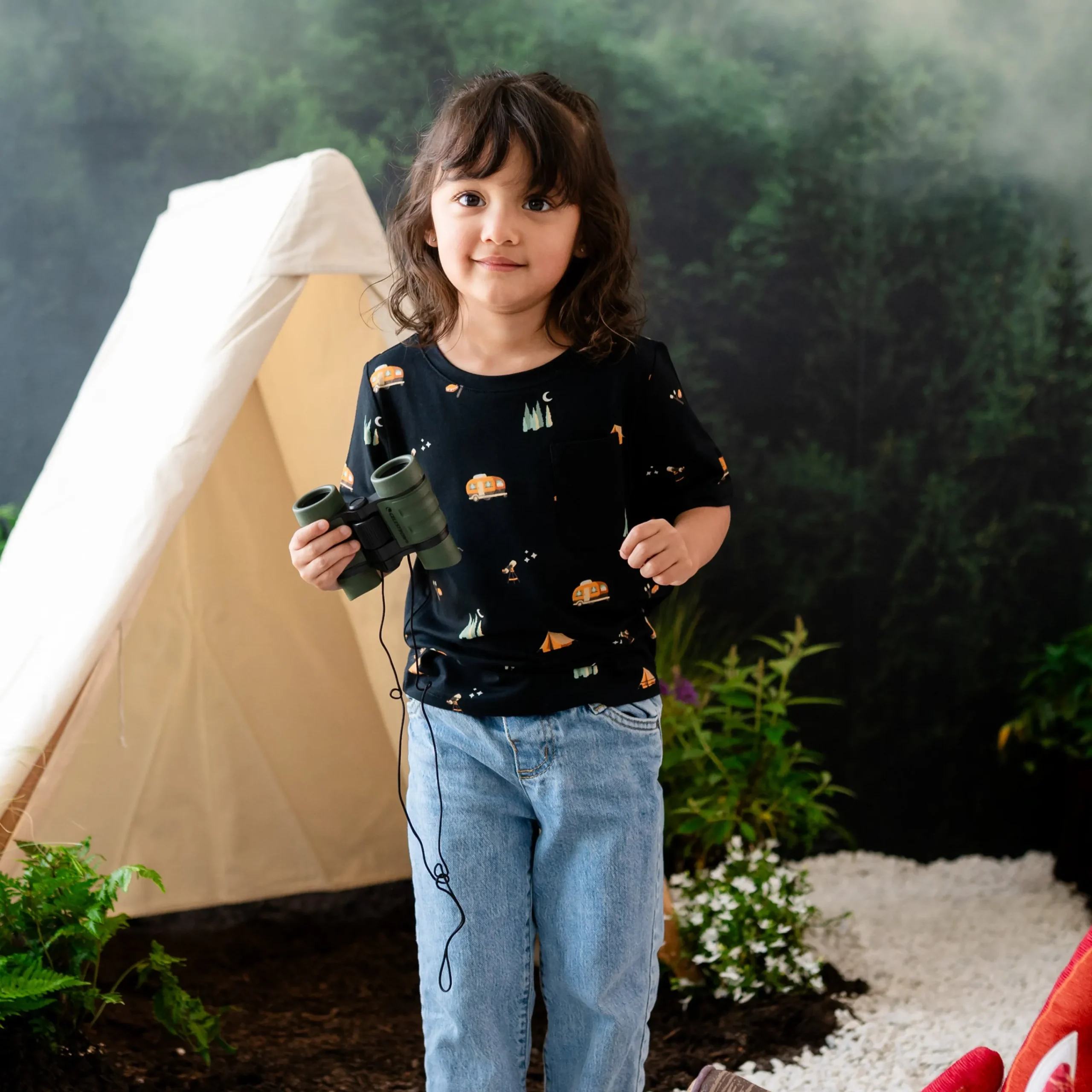 Kyte Baby Toddler Crew Neck Tee in Under the Stars Sale