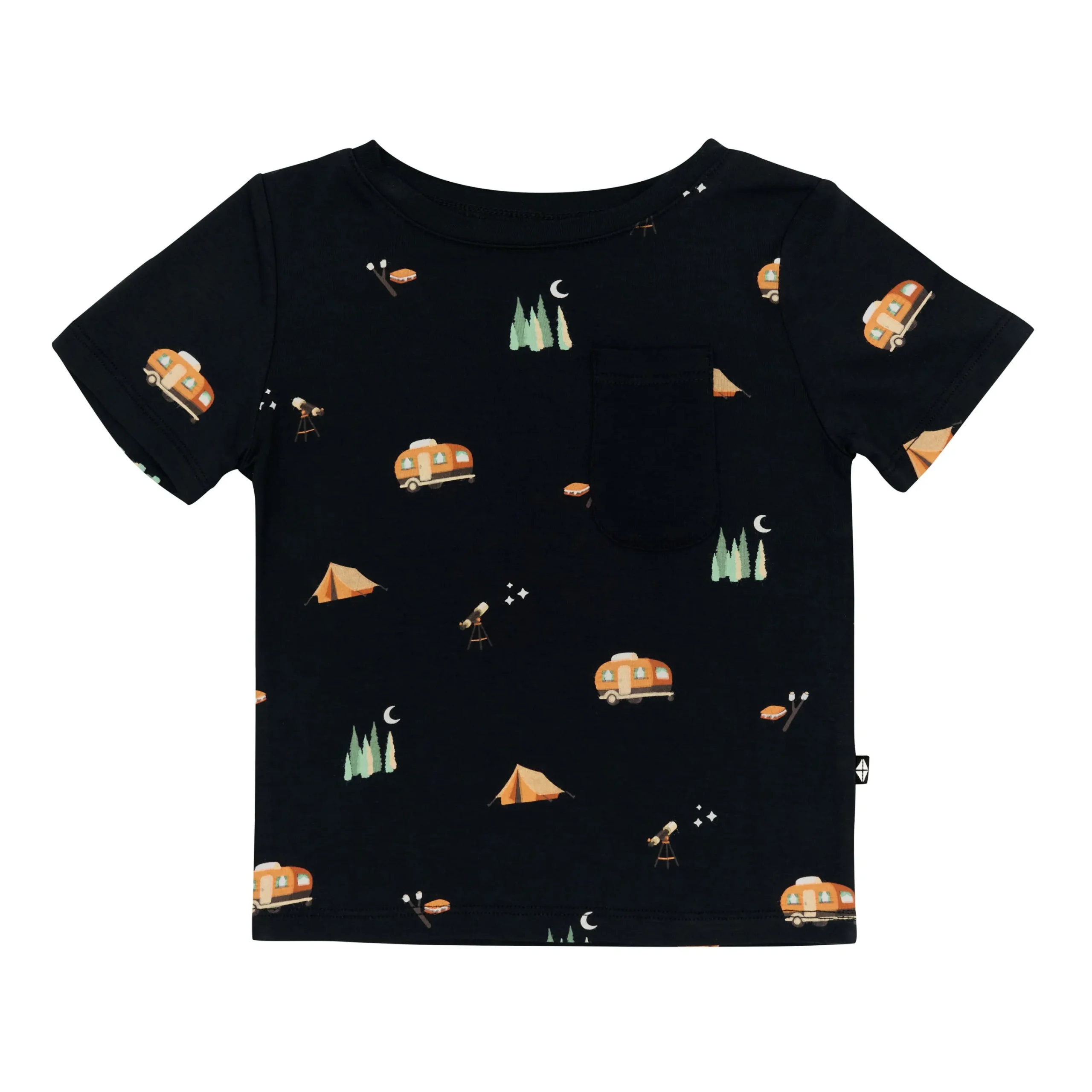 Kyte Baby Toddler Crew Neck Tee in Under the Stars Sale