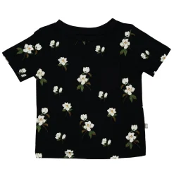Kyte Baby Toddler Crew Neck Tee in Small Midnight Magnolia Best
