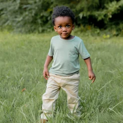 Kyte Baby Toddler Crew Neck Tee in Thyme Discount