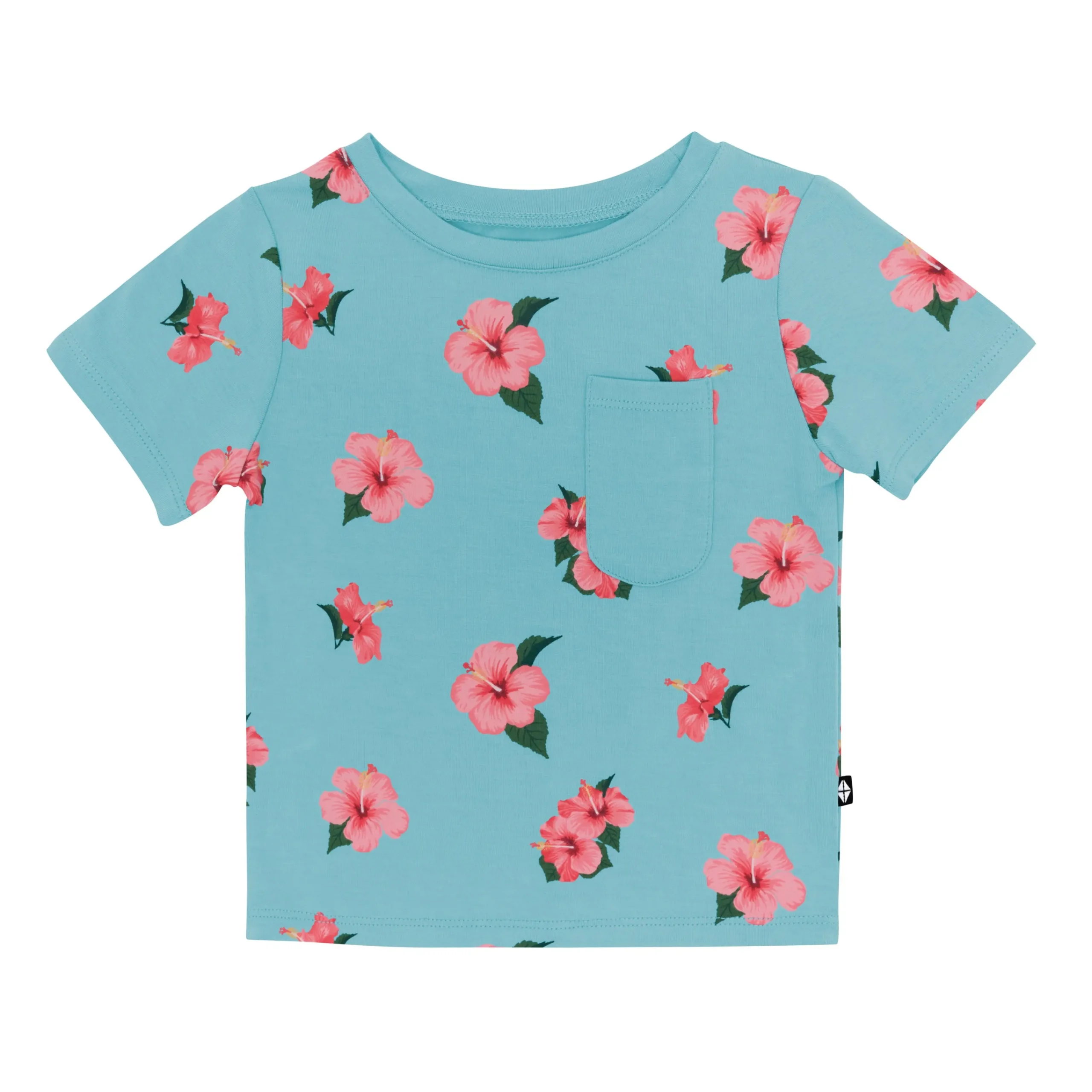 Kyte Baby Toddler Crew Neck Tee in Hibiscus Sale